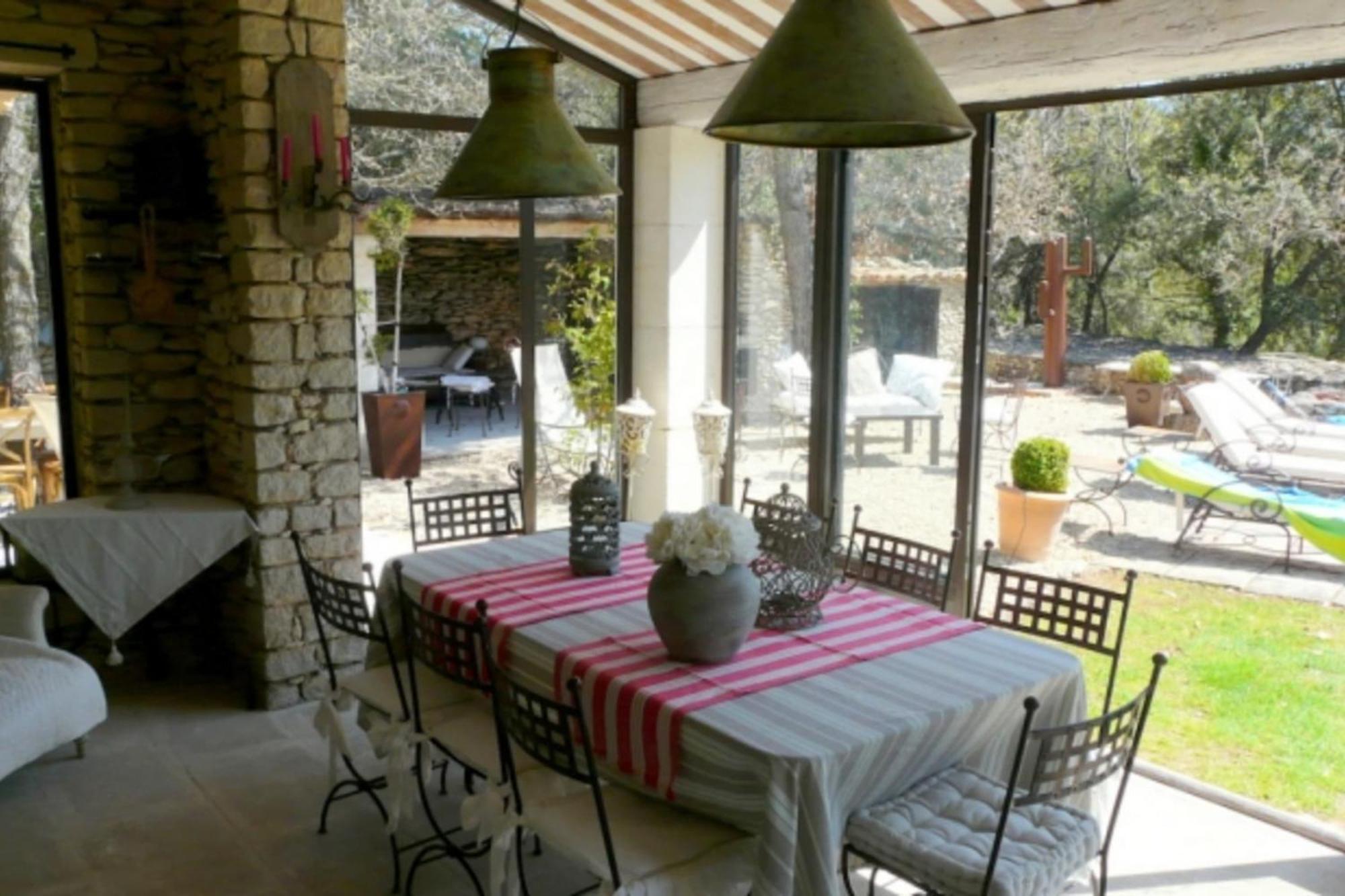 Beautiful Provencal Villa With Pool And Jacuzzi 라코스트 외부 사진