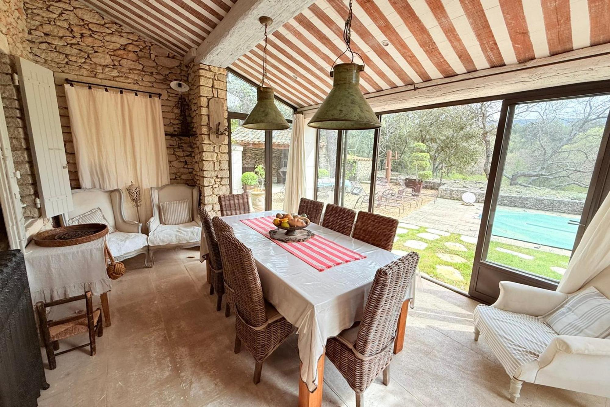 Beautiful Provencal Villa With Pool And Jacuzzi 라코스트 외부 사진
